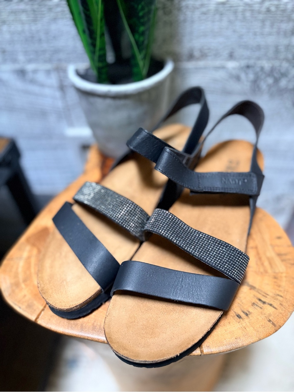 Naot | "Krista" Strappy Studded Adjustable Ankle Strap Sandals - Women's 42/11